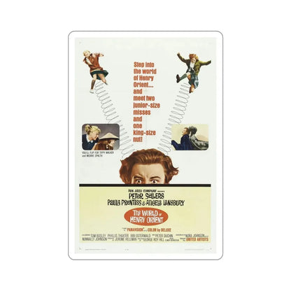 The World of Henry Orient 1964 Movie Poster STICKER Vinyl Die-Cut Decal 6 Inch - The Sticker Space