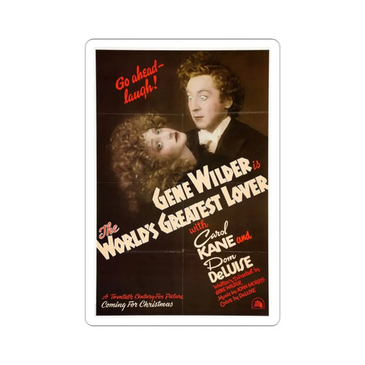 The World's Greatest Lover 1977 Movie Poster STICKER Vinyl Die-Cut Decal 2 Inch - The Sticker Space