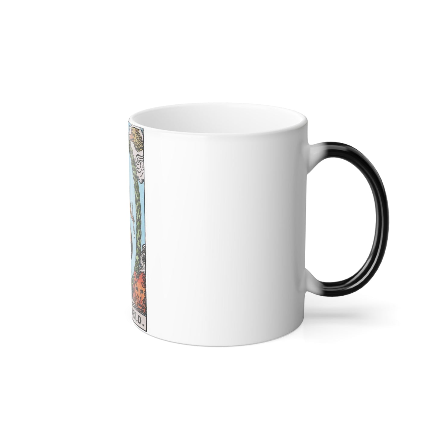 The World (Tarot Card) Color Changing Mug 11oz-11oz-The Sticker Space