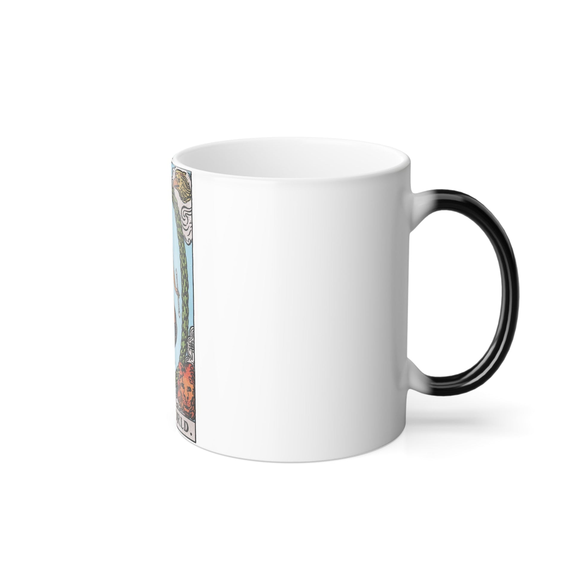 The World (Tarot Card) Color Changing Mug 11oz-11oz-The Sticker Space