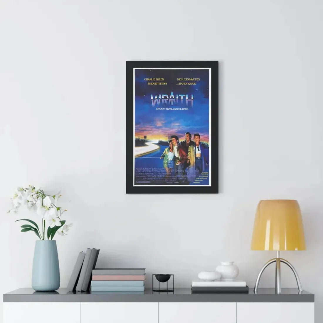 THE WRAITH 1986 - Framed Movie Poster - The Sticker Space