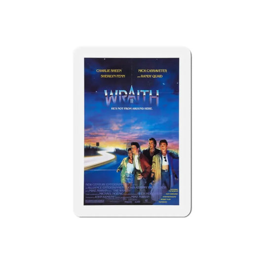 The Wraith 1986 Movie Poster Refrigerator Magnet 2 Inch - The Sticker Space