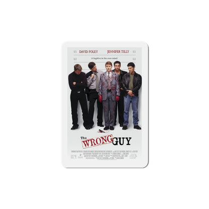 The Wrong Guy 1997 Movie Poster Die-Cut Magnet-5" x 5"-The Sticker Space