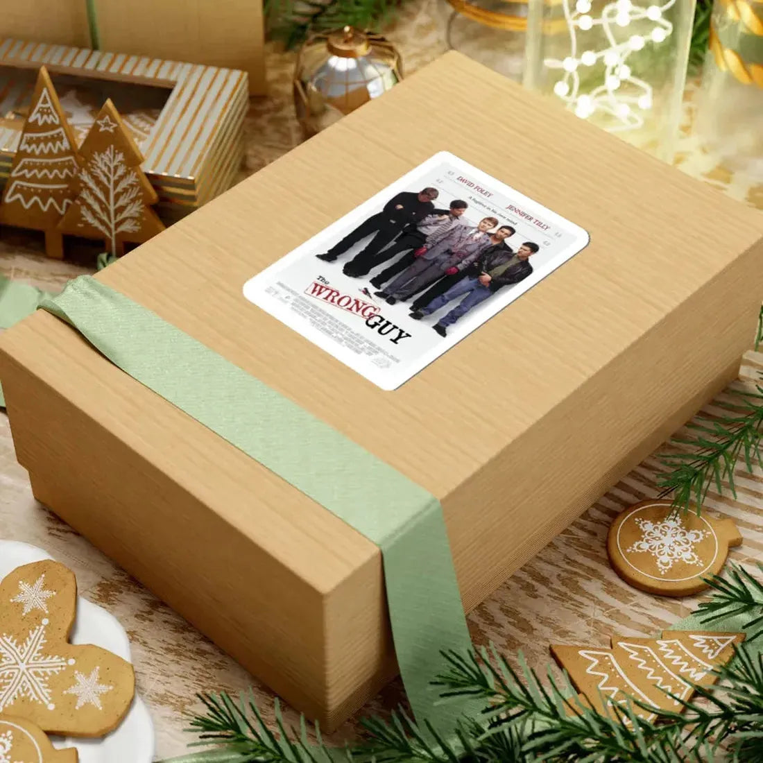 The Wrong Guy 1997 Movie Poster - STICKER Vinyl Kiss-Cut Decal - The Sticker Space