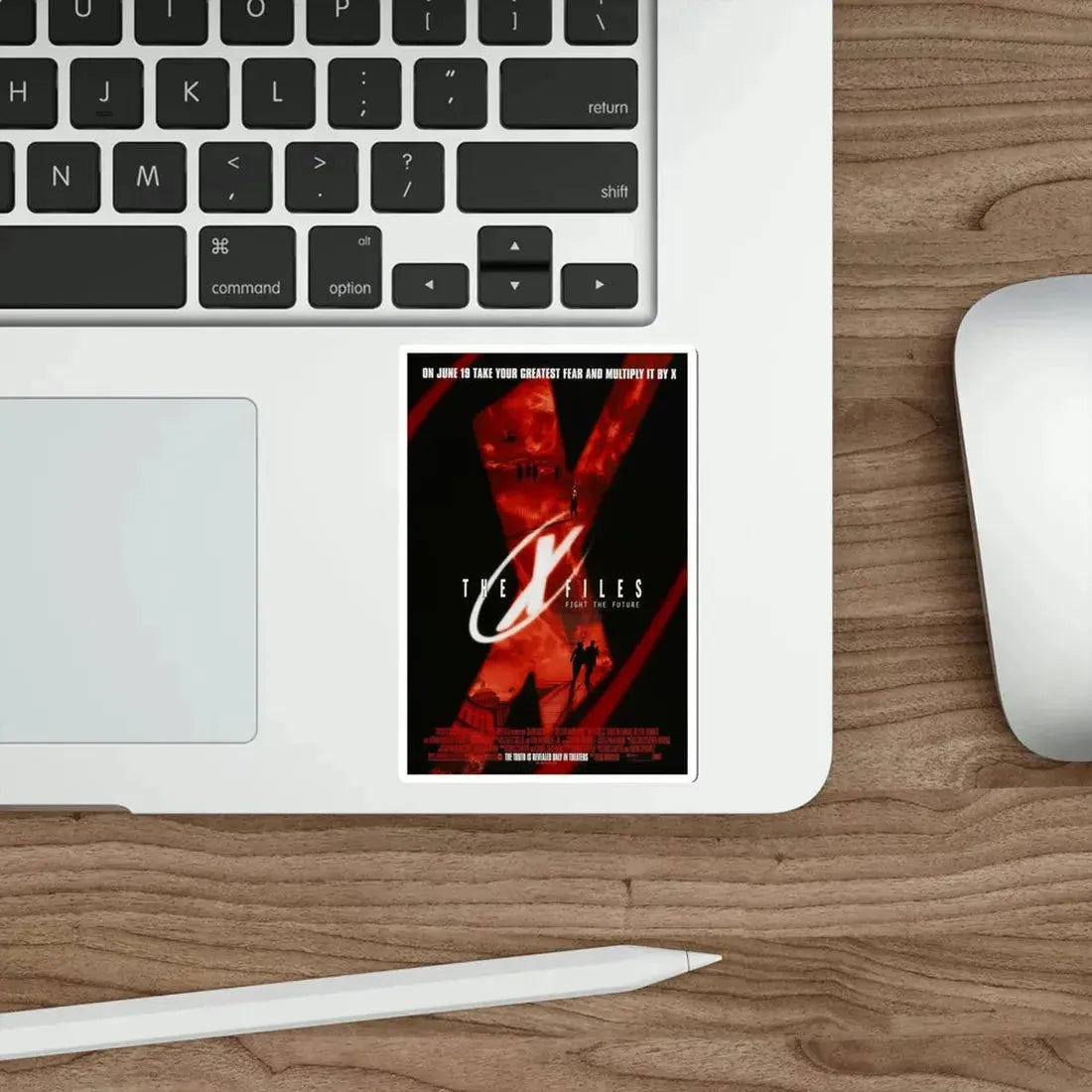 The X Files 1998 Movie Poster STICKER Vinyl Die-Cut Decal - The Sticker Space