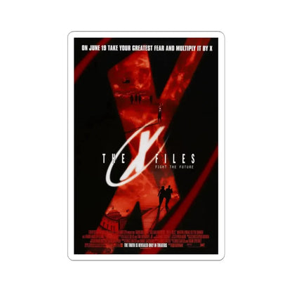 The X Files 1998 Movie Poster - STICKER Vinyl Kiss-Cut Decal 6 Inch White - The Sticker Space