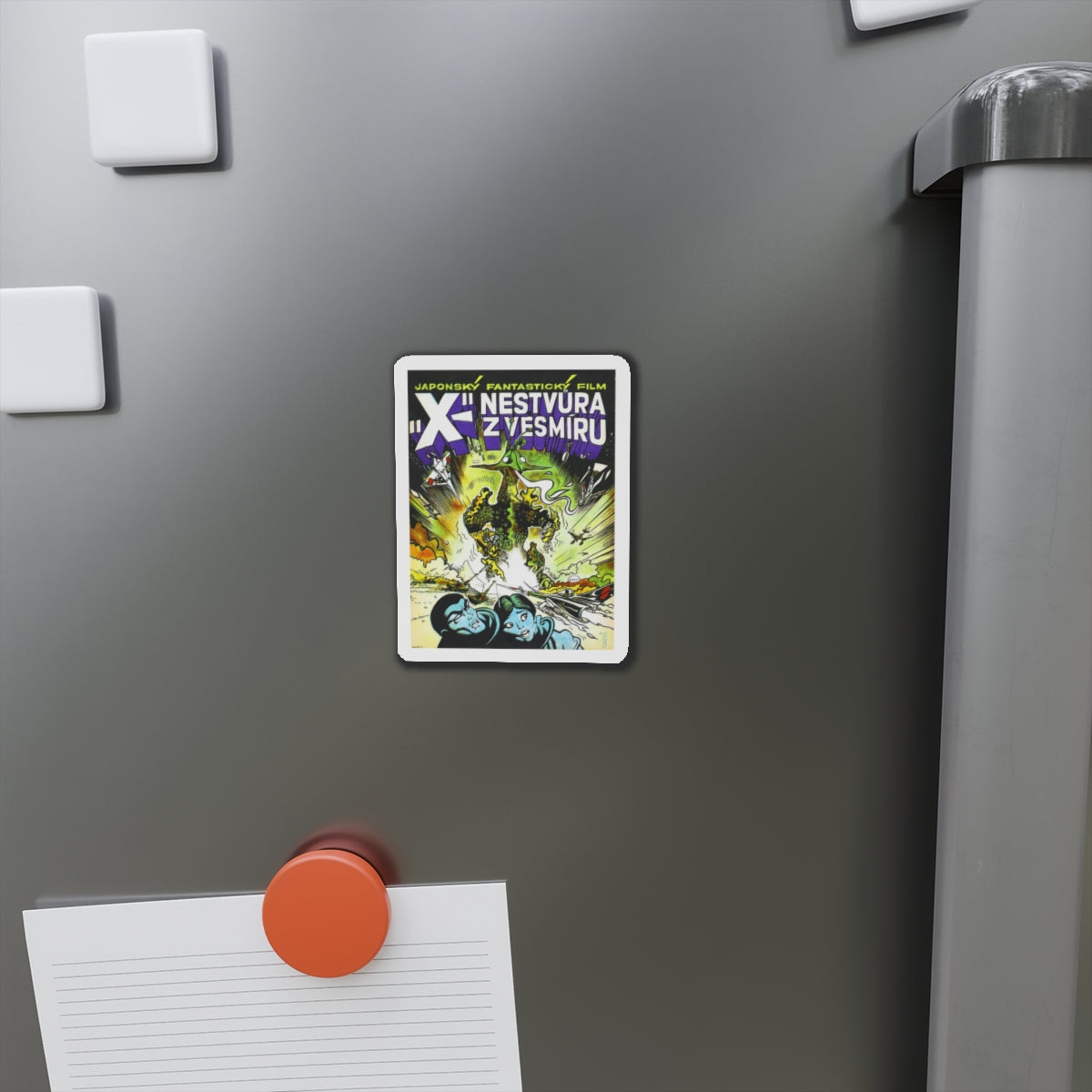 THE X FROM OUTER SPACE 1967 Movie Poster - Refrigerator Magnet-The Sticker Space