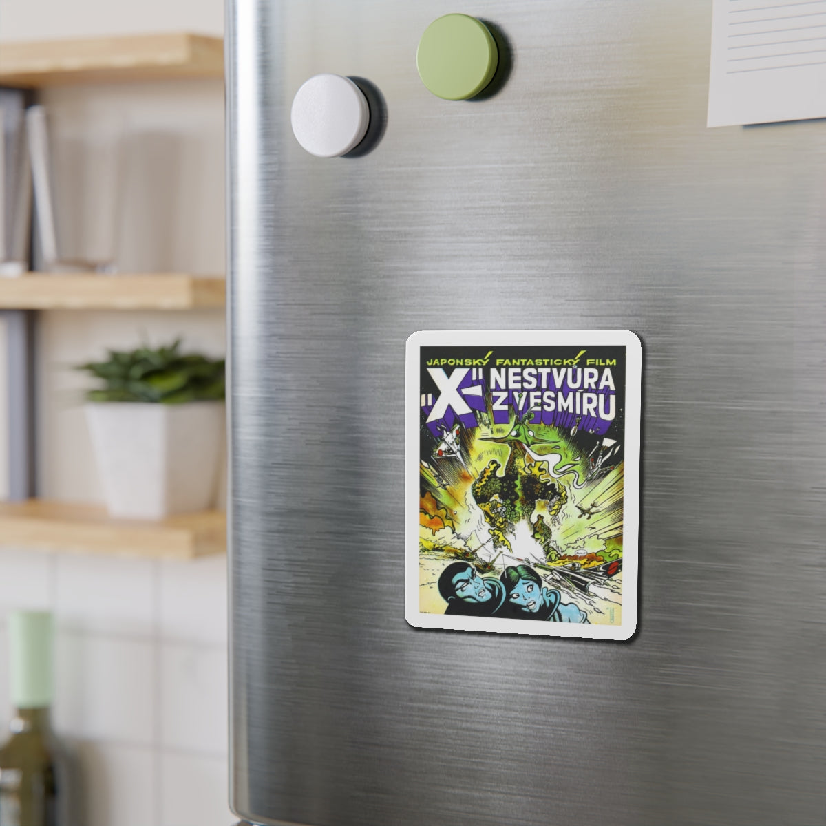 THE X FROM OUTER SPACE 1967 Movie Poster - Refrigerator Magnet-The Sticker Space