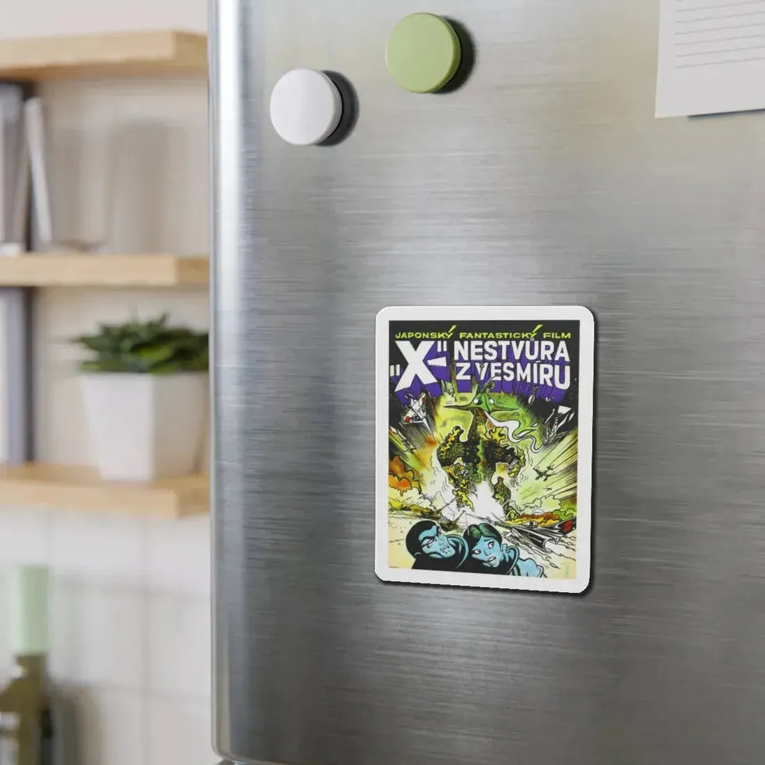 THE X FROM OUTER SPACE 1967 Movie Poster - Refrigerator Magnet - The Sticker Space