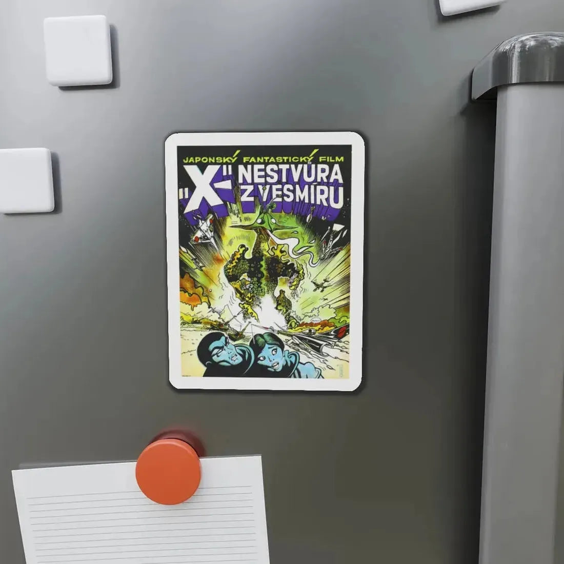 THE X FROM OUTER SPACE 1967 Movie Poster - Refrigerator Magnet - The Sticker Space