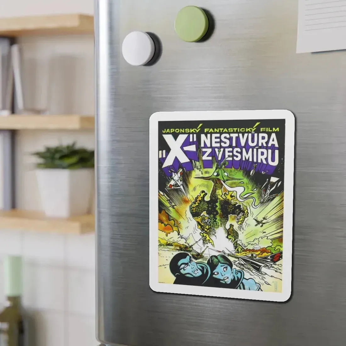 THE X FROM OUTER SPACE 1967 Movie Poster - Refrigerator Magnet - The Sticker Space