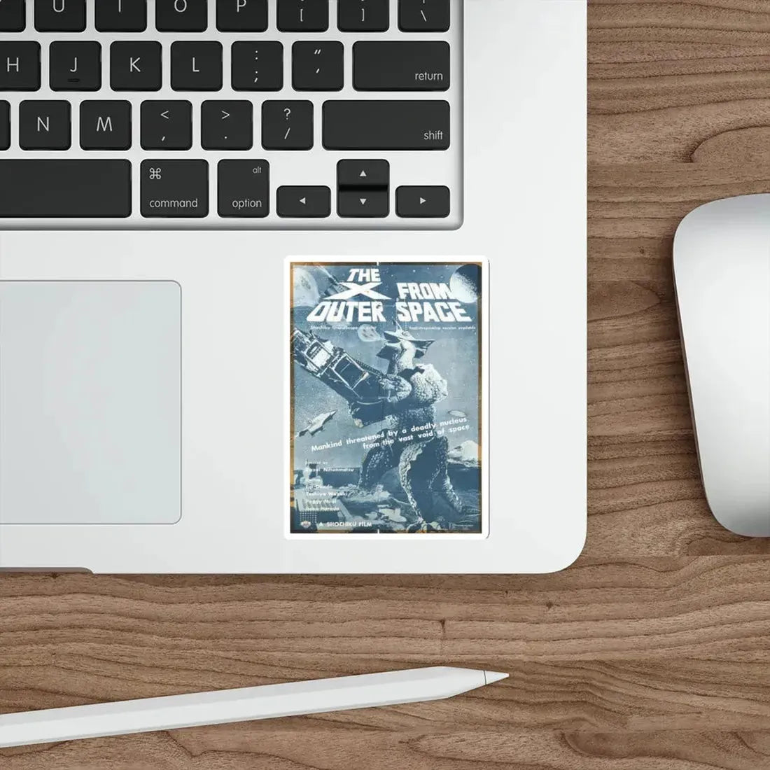 THE X FROM OUTER SPACE (2) 1967 Movie Poster STICKER Vinyl Die-Cut Decal - The Sticker Space