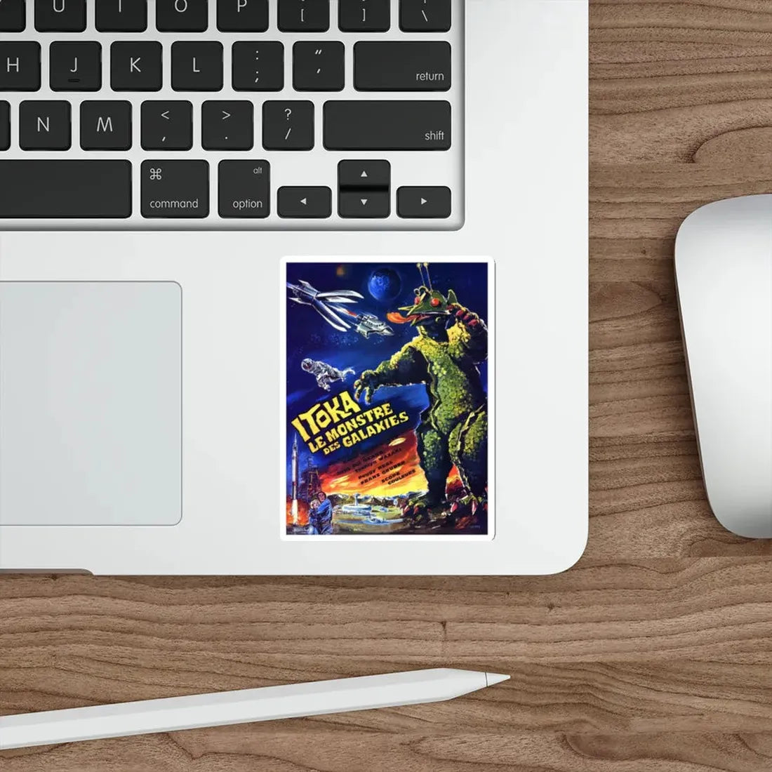 THE X FROM OUTER SPACE (FRENCH) 1967 Movie Poster STICKER Vinyl Die-Cut Decal - The Sticker Space