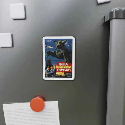 THE X FROM OUTER SPACE (GERMAN) 1967 Movie Poster - Refrigerator Magnet - The Sticker Space