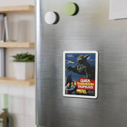 THE X FROM OUTER SPACE (GERMAN) 1967 Movie Poster - Refrigerator Magnet - The Sticker Space