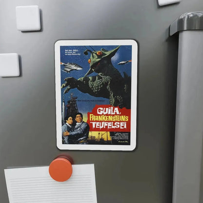 THE X FROM OUTER SPACE (GERMAN) 1967 Movie Poster - Refrigerator Magnet - The Sticker Space