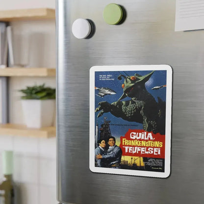 THE X FROM OUTER SPACE (GERMAN) 1967 Movie Poster - Refrigerator Magnet - The Sticker Space