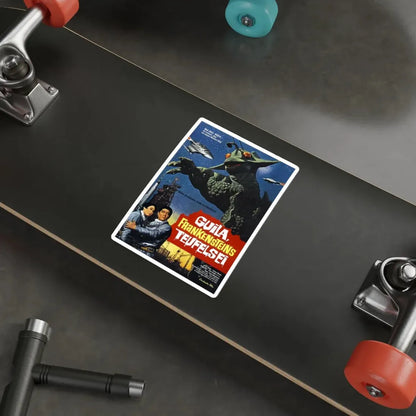 THE X FROM OUTER SPACE (GERMAN) 1967 Movie Poster STICKER Vinyl Die-Cut Decal - The Sticker Space