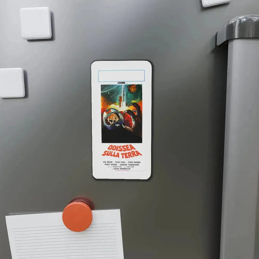 THE X FROM OUTER SPACE (ITALIAN) 1967 Movie Poster - Refrigerator Magnet - The Sticker Space