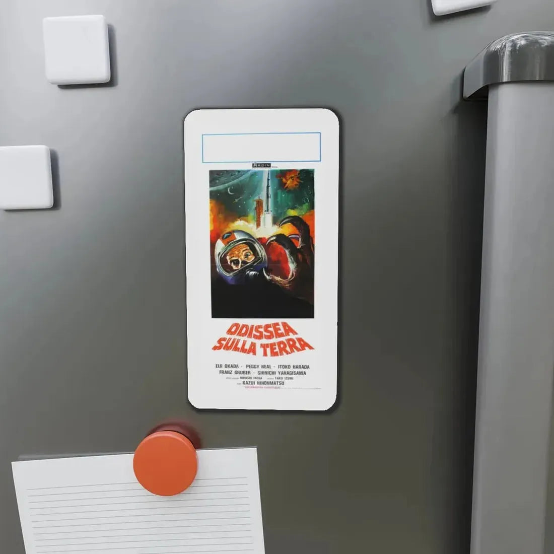 THE X FROM OUTER SPACE (ITALIAN) 1967 Movie Poster - Refrigerator Magnet - The Sticker Space