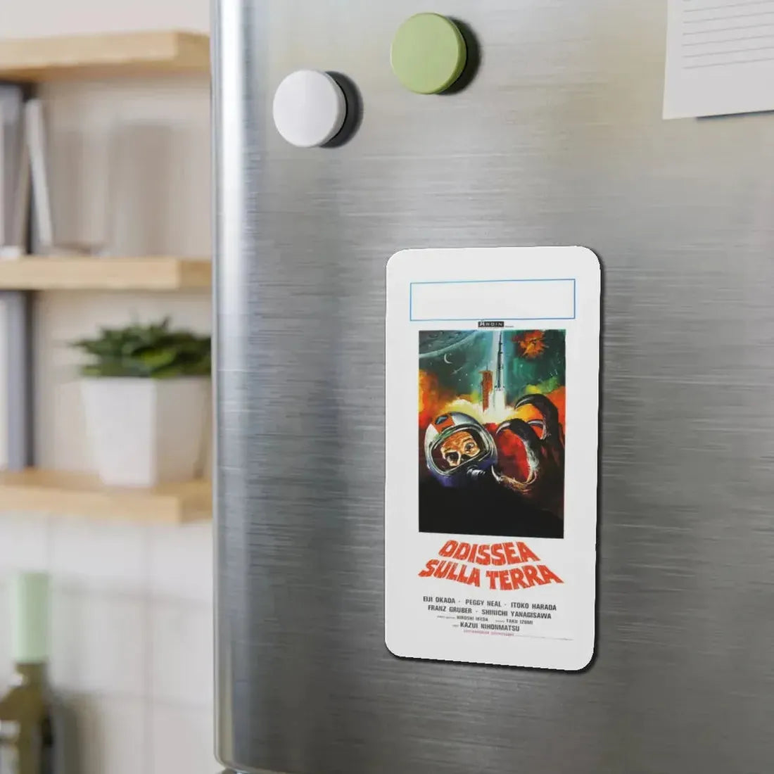 THE X FROM OUTER SPACE (ITALIAN) 1967 Movie Poster - Refrigerator Magnet - The Sticker Space