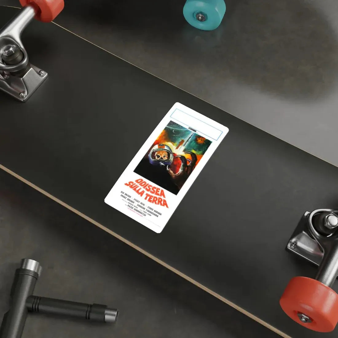 THE X FROM OUTER SPACE (ITALIAN) 1967 Movie Poster STICKER Vinyl Die-Cut Decal - The Sticker Space