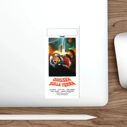 THE X FROM OUTER SPACE (ITALIAN) 1967 Movie Poster STICKER Vinyl Die-Cut Decal - The Sticker Space