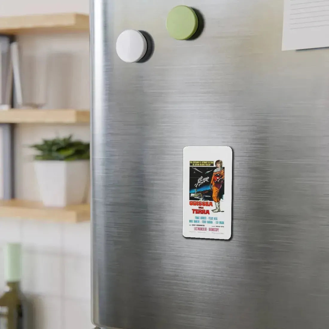 THE X FROM OUTER SPACE (ITALIAN 2) 1967 Movie Poster - Refrigerator Magnet - The Sticker Space