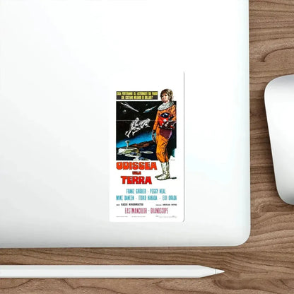 THE X FROM OUTER SPACE (ITALIAN 2) 1967 Movie Poster STICKER Vinyl Die-Cut Decal - The Sticker Space