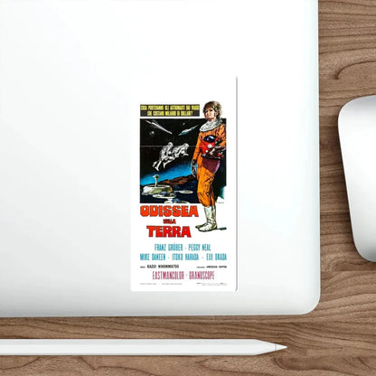 THE X FROM OUTER SPACE (ITALIAN 2) 1967 Movie Poster STICKER Vinyl Die-Cut Decal - The Sticker Space