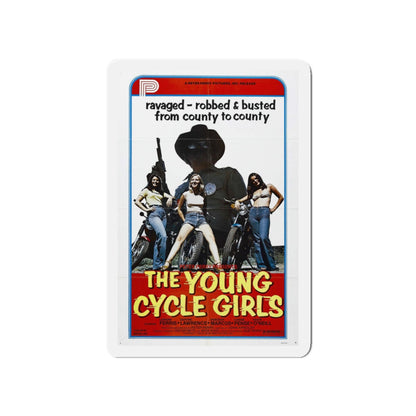 THE YOUNG CYCLE GIRLS 1978 Movie Poster - Refrigerator Magnet