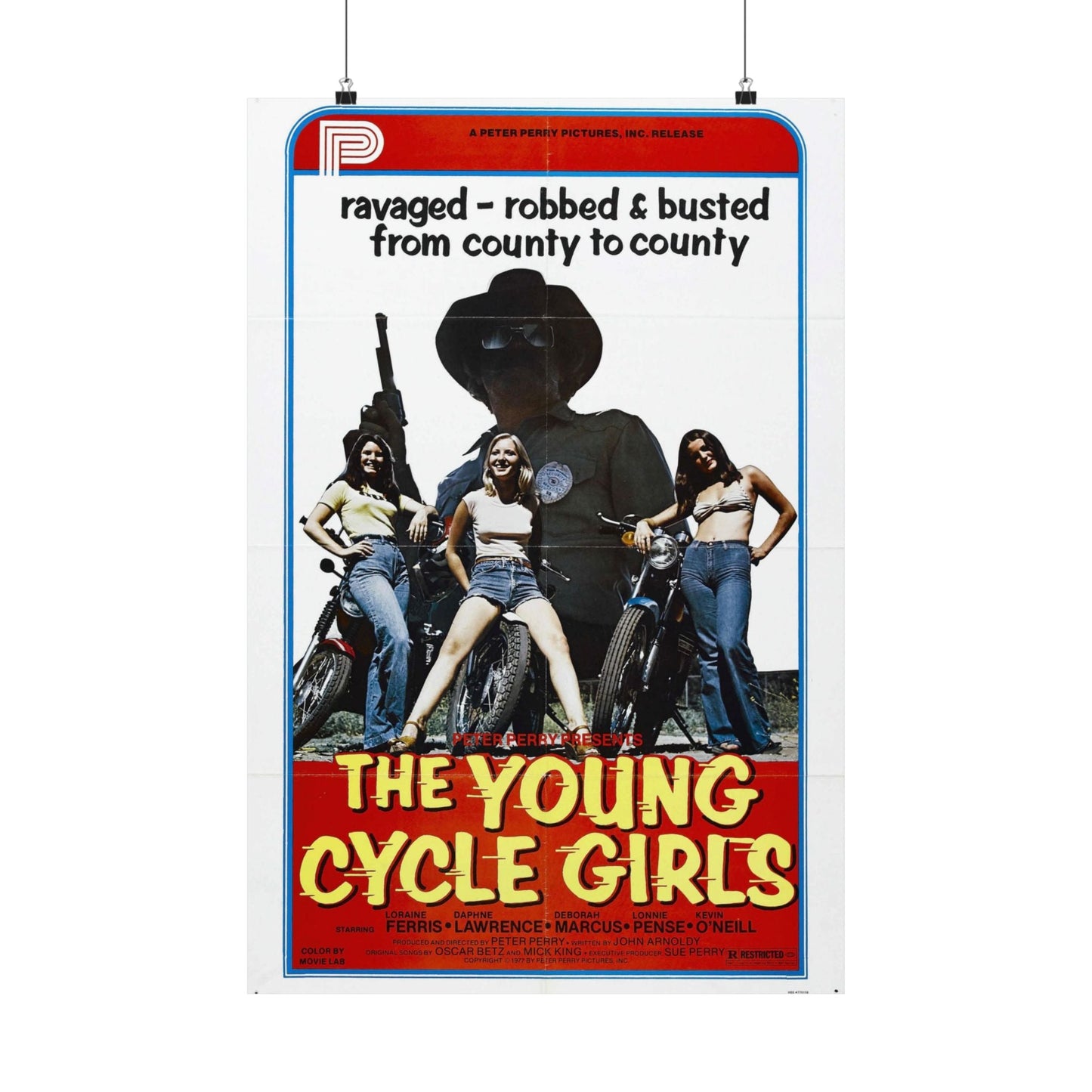 THE YOUNG CYCLE GIRLS 1978 - Paper Movie Poster-20″ x 30″-The Sticker Space