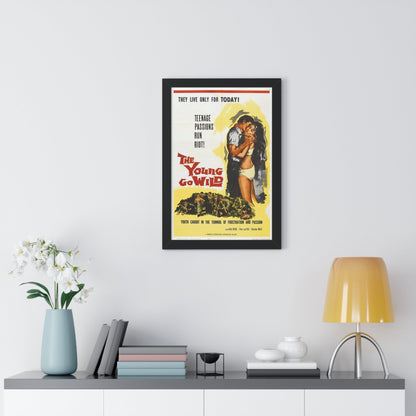 THE YOUNG GO WILD 1959 - Framed Movie Poster-The Sticker Space