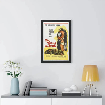 THE YOUNG GO WILD 1959 - Framed Movie Poster - The Sticker Space