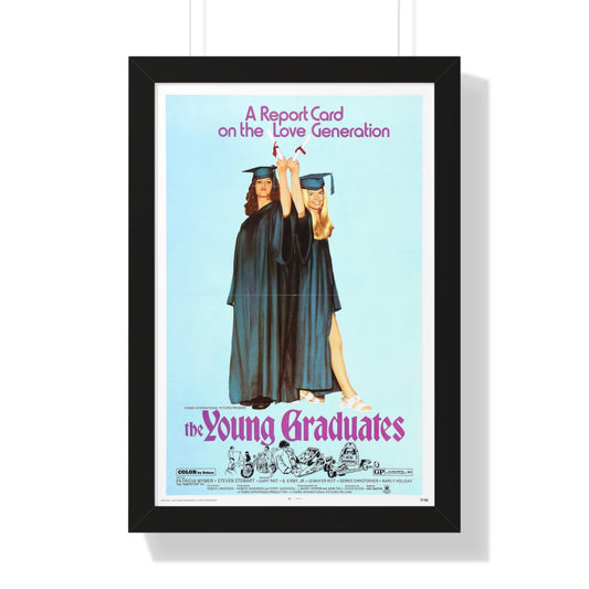 THE YOUNG GRADUATES 1971 - Framed Movie Poster-16″ x 24″-The Sticker Space