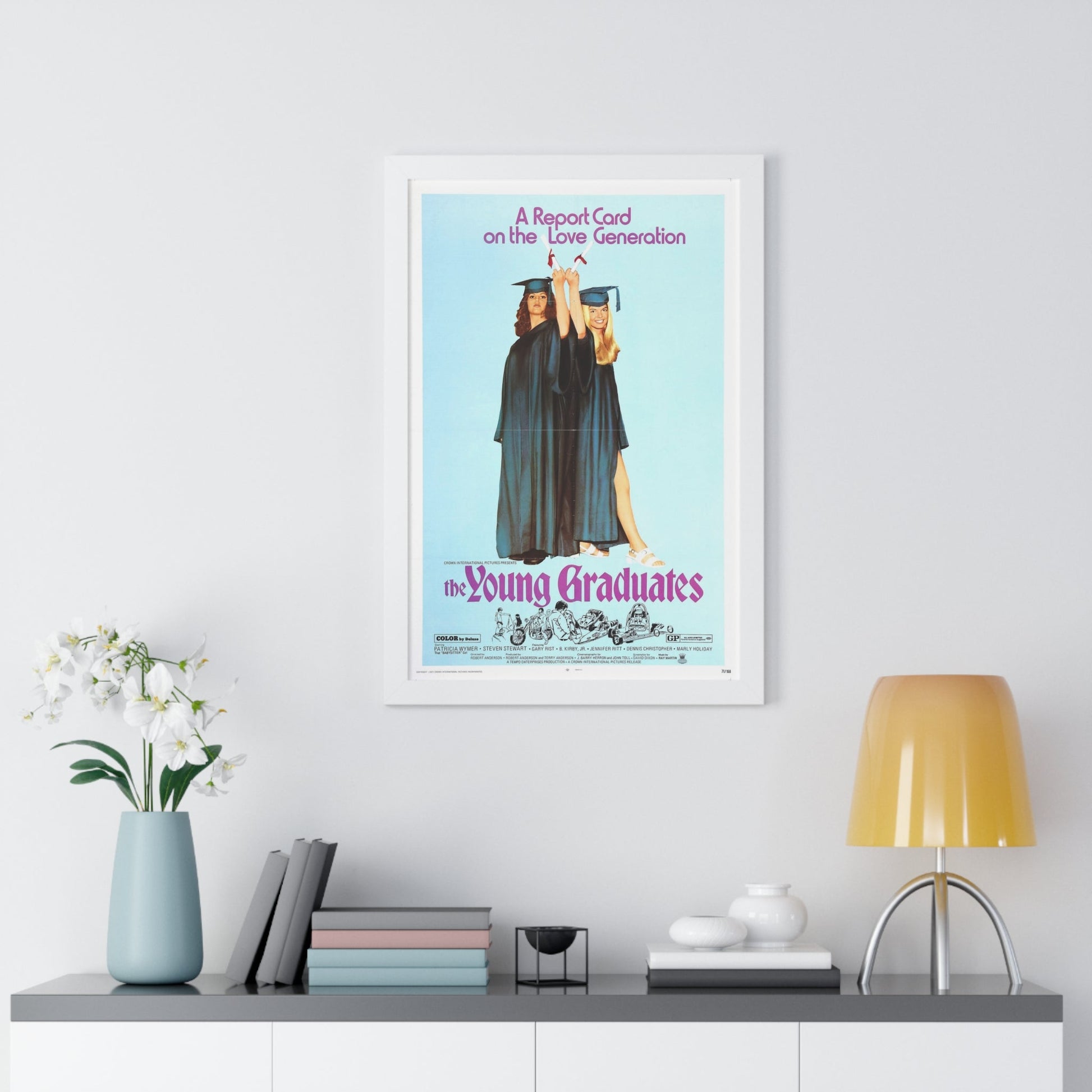 THE YOUNG GRADUATES 1971 - Framed Movie Poster-The Sticker Space