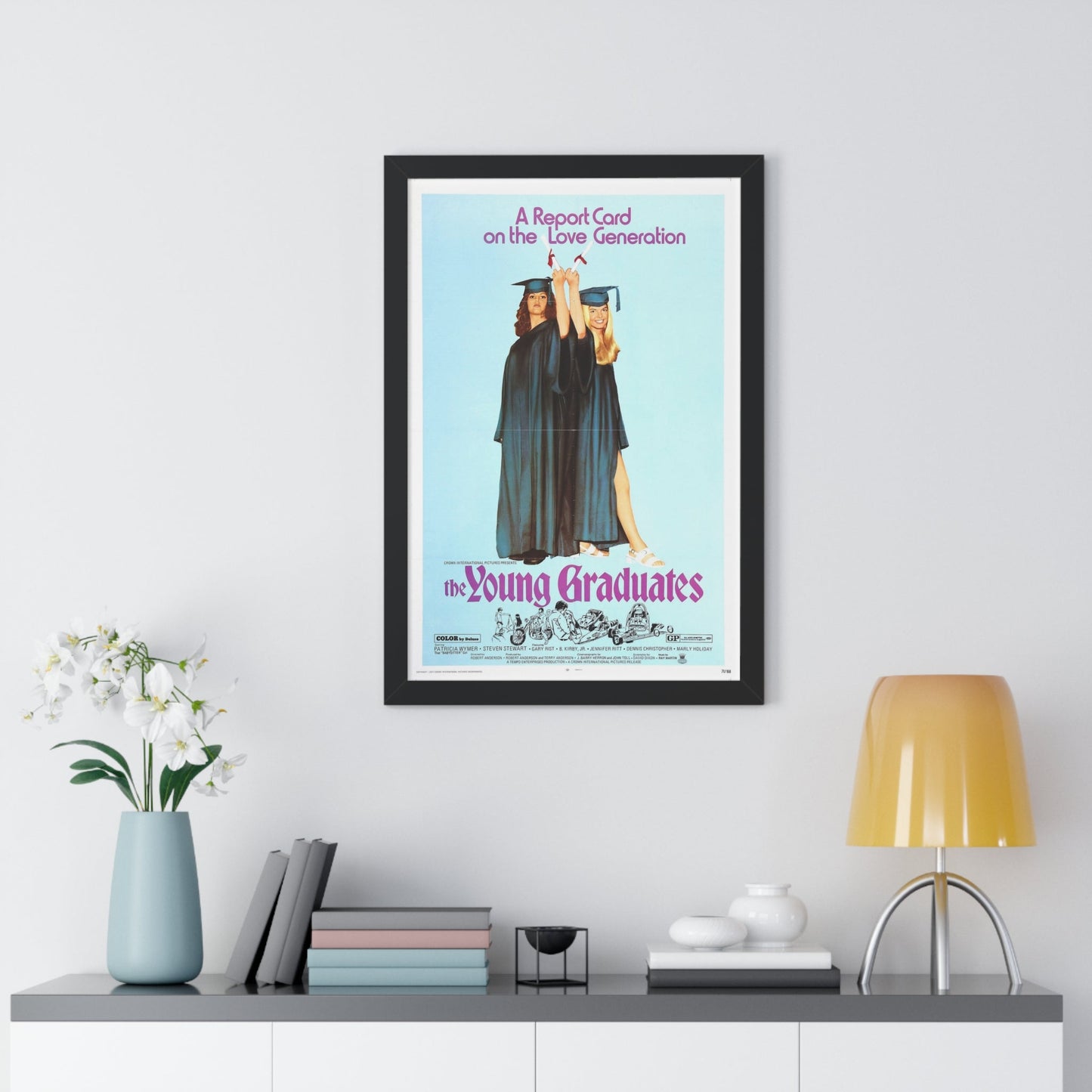 THE YOUNG GRADUATES 1971 - Framed Movie Poster-The Sticker Space