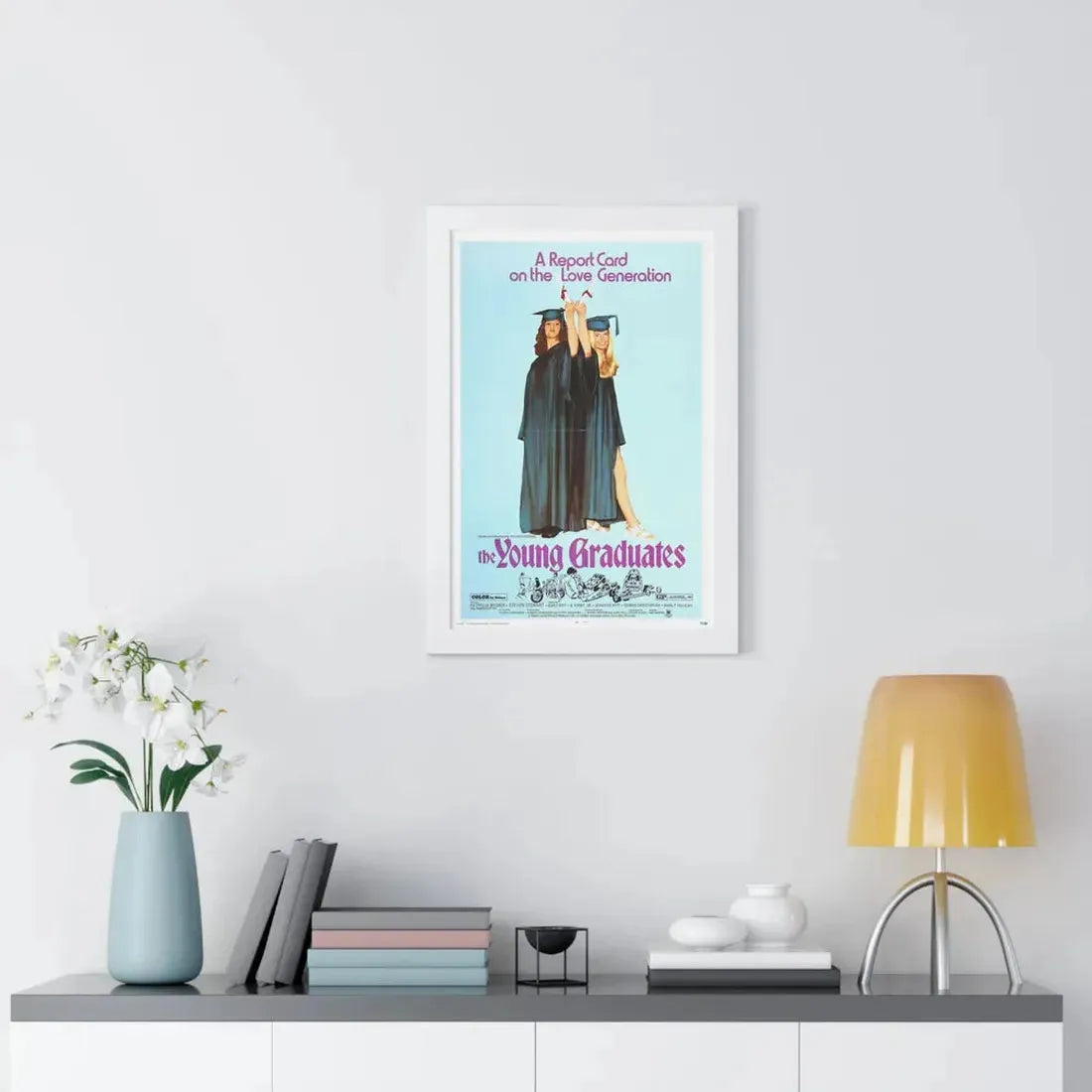 THE YOUNG GRADUATES 1971 - Framed Movie Poster - The Sticker Space