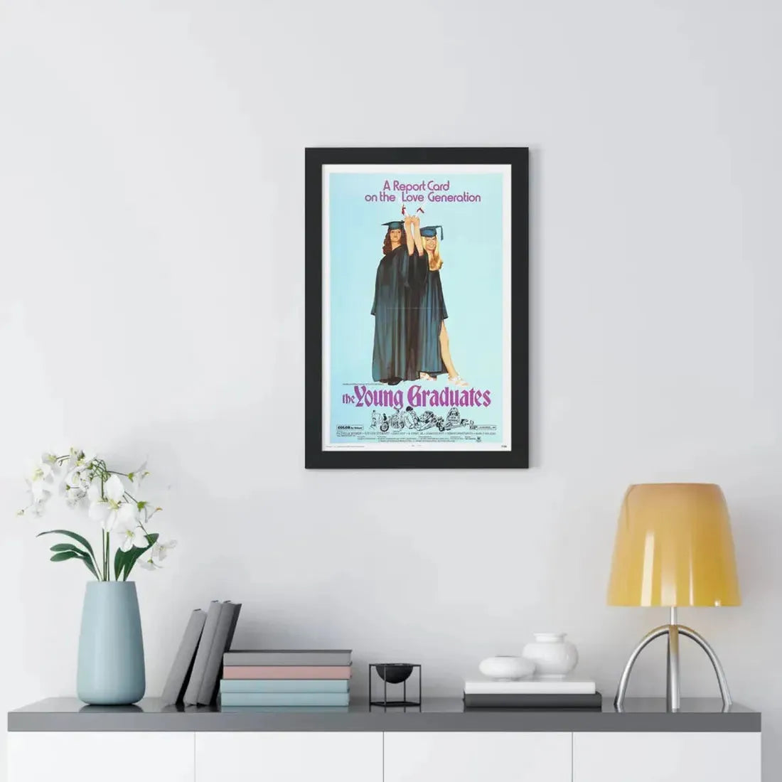 THE YOUNG GRADUATES 1971 - Framed Movie Poster - The Sticker Space