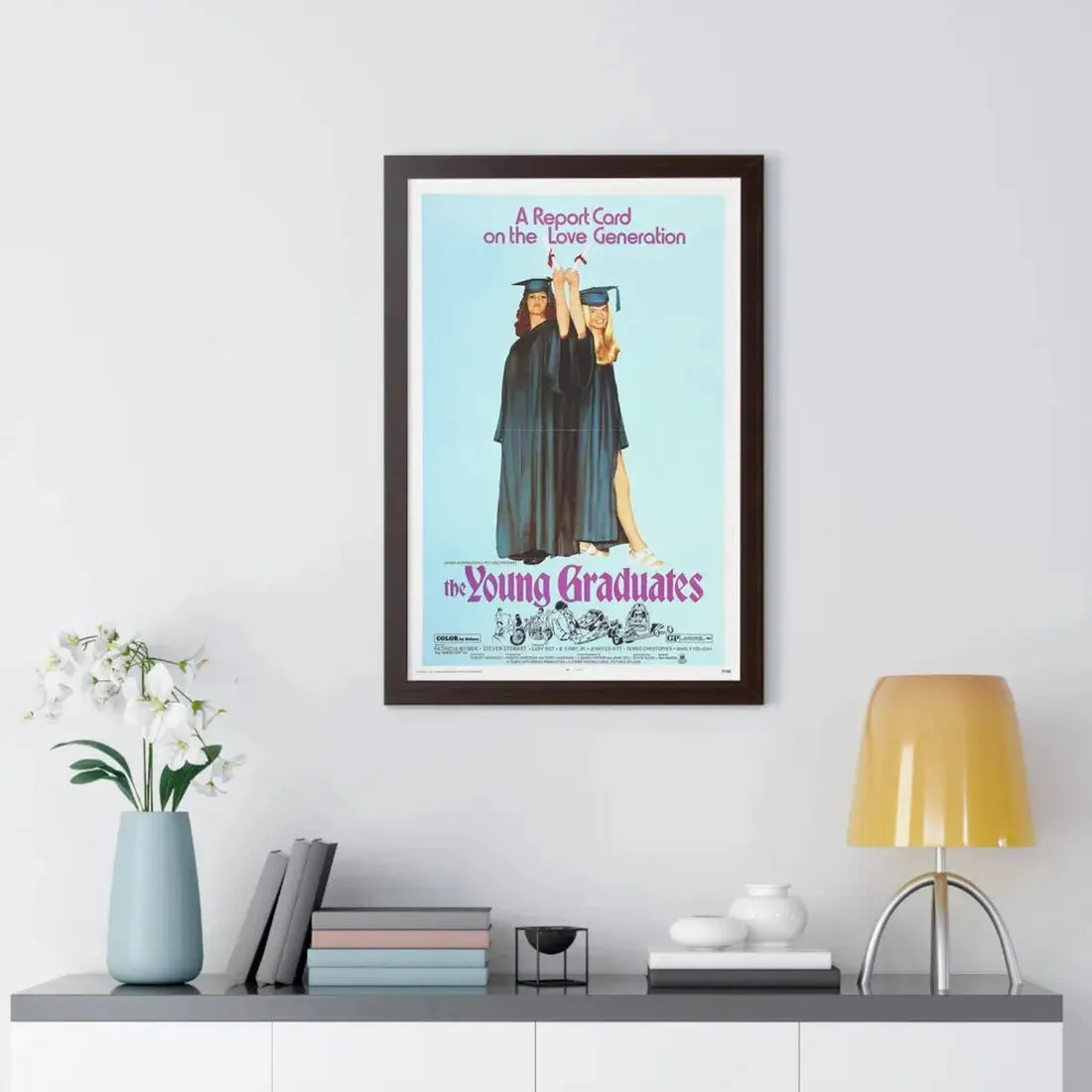 THE YOUNG GRADUATES 1971 - Framed Movie Poster - The Sticker Space