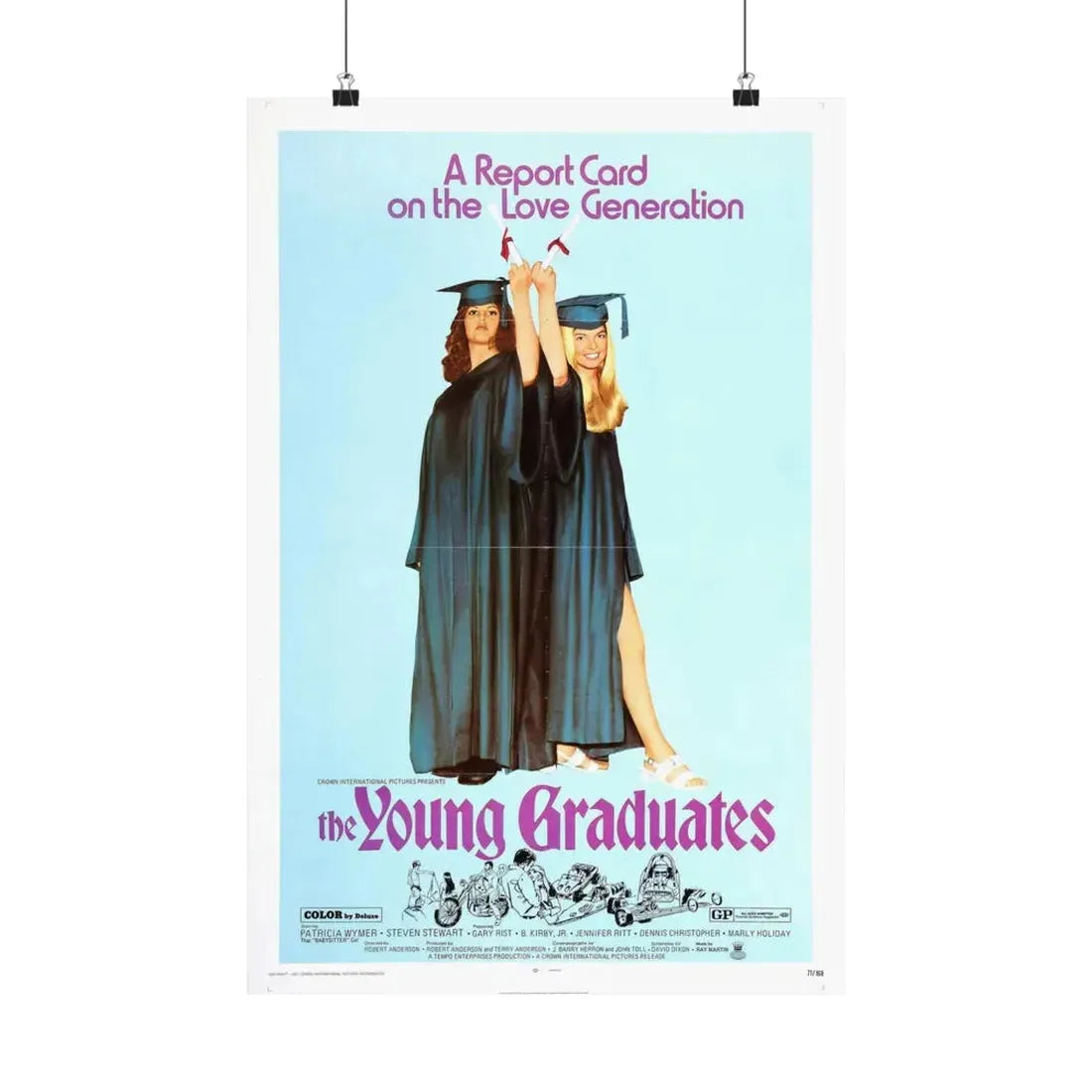 THE YOUNG GRADUATES 1971 - Paper Movie Poster 16″ x 24″ Matte - The Sticker Space
