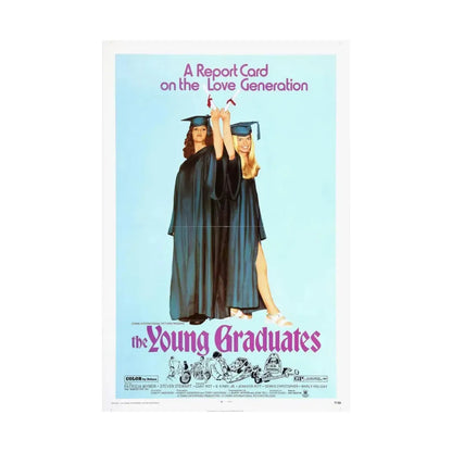 THE YOUNG GRADUATES 1971 - Paper Movie Poster - The Sticker Space