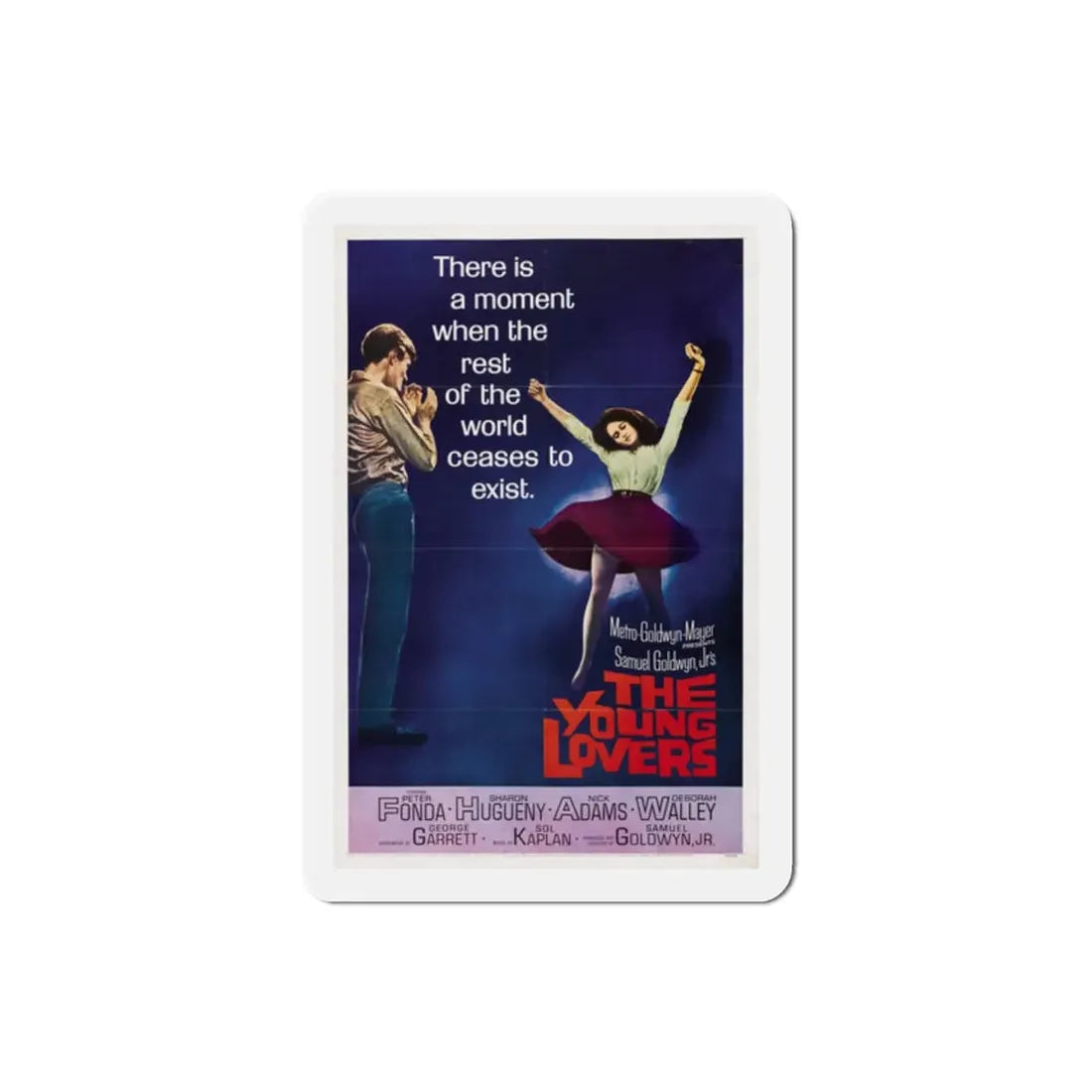 The Young Lovers 1964 Movie Poster Refrigerator Magnet 2 Inch - The Sticker Space