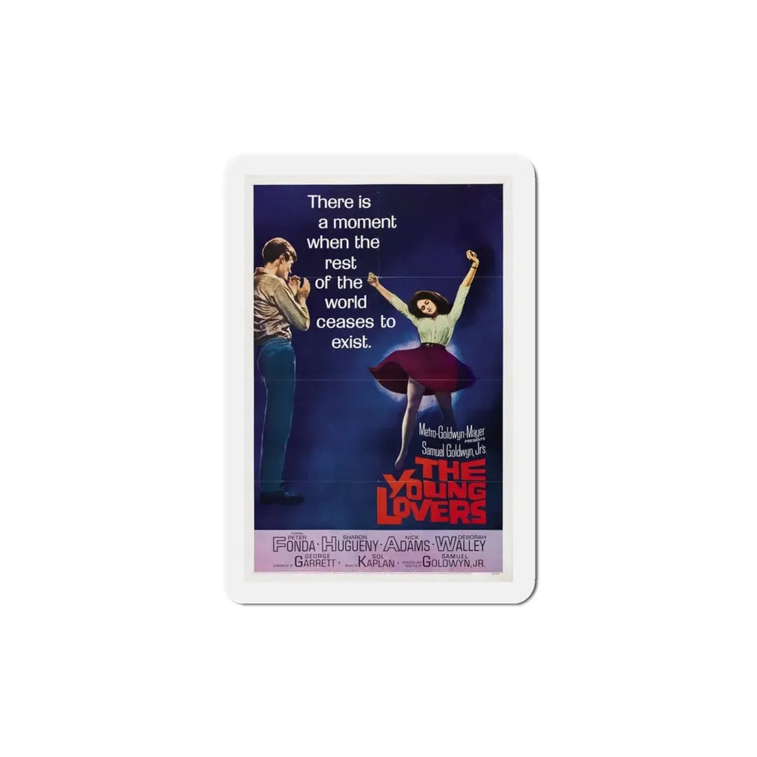 The Young Lovers 1964 Movie Poster Refrigerator Magnet 5 Inch - The Sticker Space