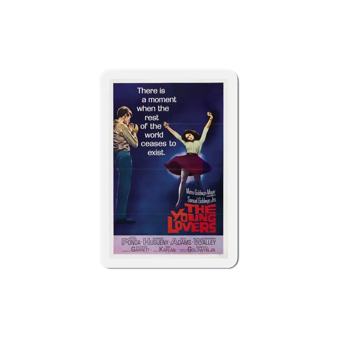 The Young Lovers 1964 Movie Poster Refrigerator Magnet 6 Inch - The Sticker Space