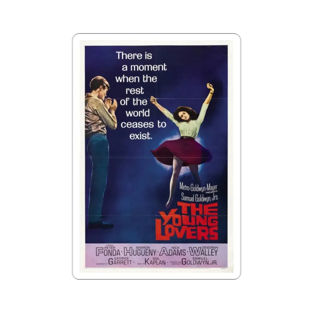 The Young Lovers 1964 Movie Poster STICKER Vinyl Die-Cut Decal 2 Inch - The Sticker Space