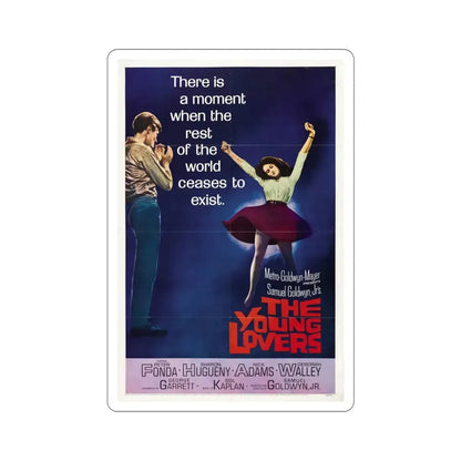 The Young Lovers 1964 Movie Poster STICKER Vinyl Die-Cut Decal 4 Inch - The Sticker Space