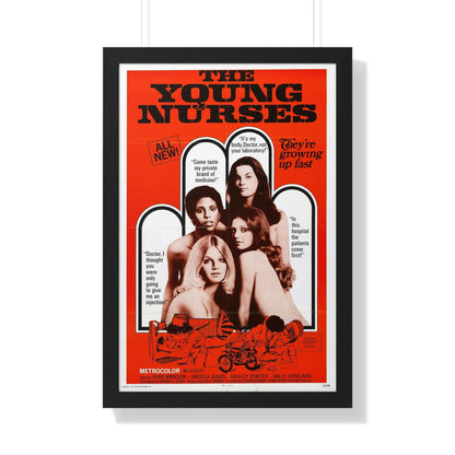 THE YOUNG NURSES 1973 - Framed Movie Poster-20" x 30"-The Sticker Space