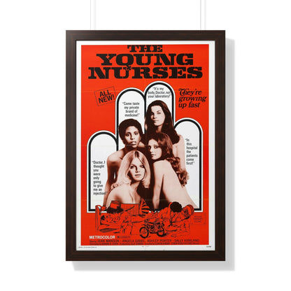 THE YOUNG NURSES 1973 - Framed Movie Poster-20" x 30"-The Sticker Space