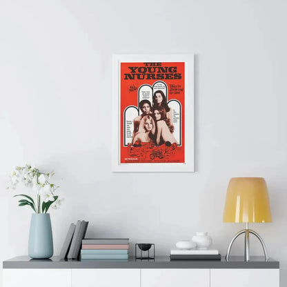 THE YOUNG NURSES 1973 - Framed Movie Poster - The Sticker Space